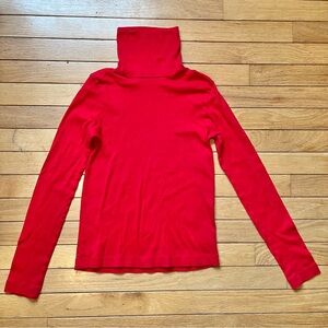 KOTN Red Cotton Turtleneck Size S